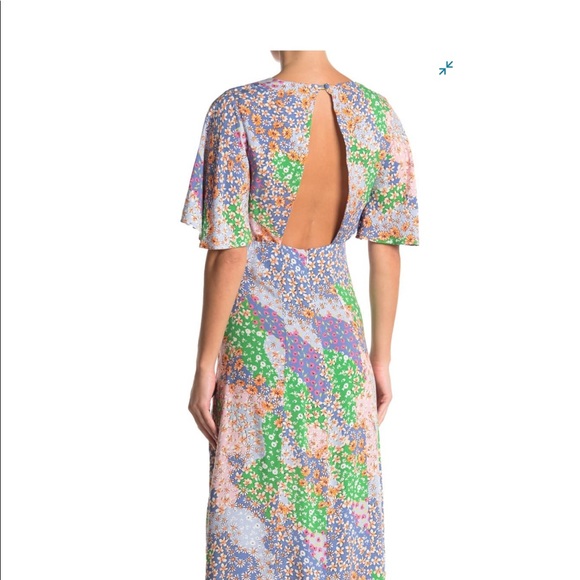 topshop patchwork dress